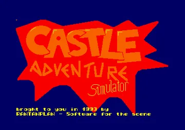 Castle Adventure (UK) (1989) [The Amstrad User] screen shot title